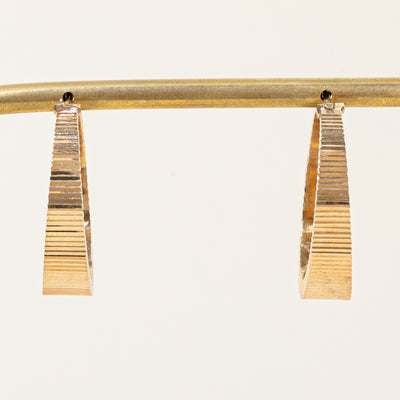 14k Yellow Gold Hoop Earrings