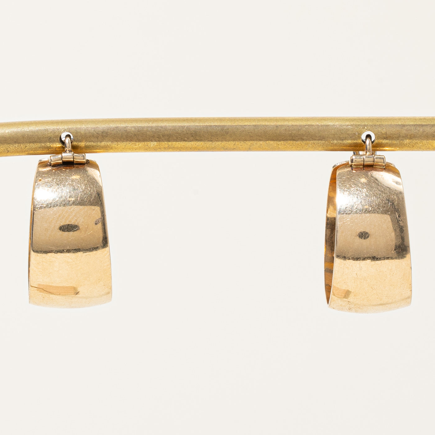 10k Yellow Gold Hoop Earrings