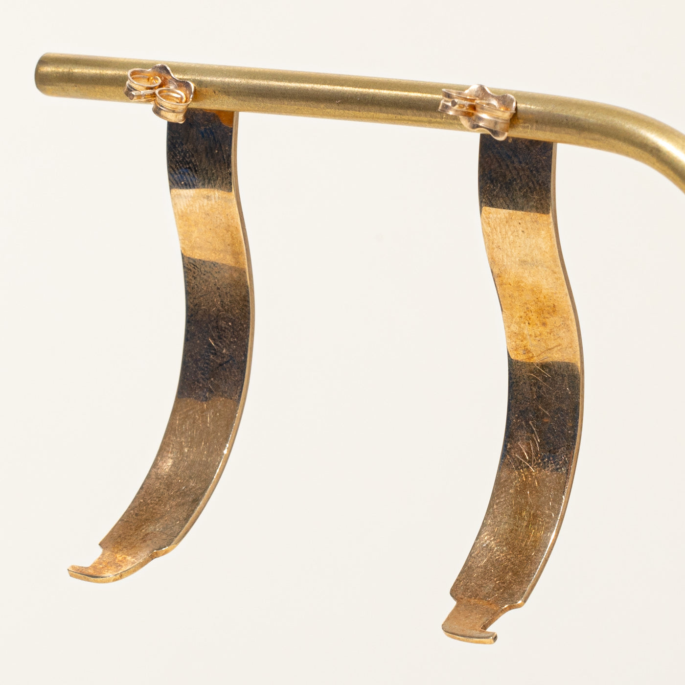 14k Yellow Gold Indigenous Art Earrings