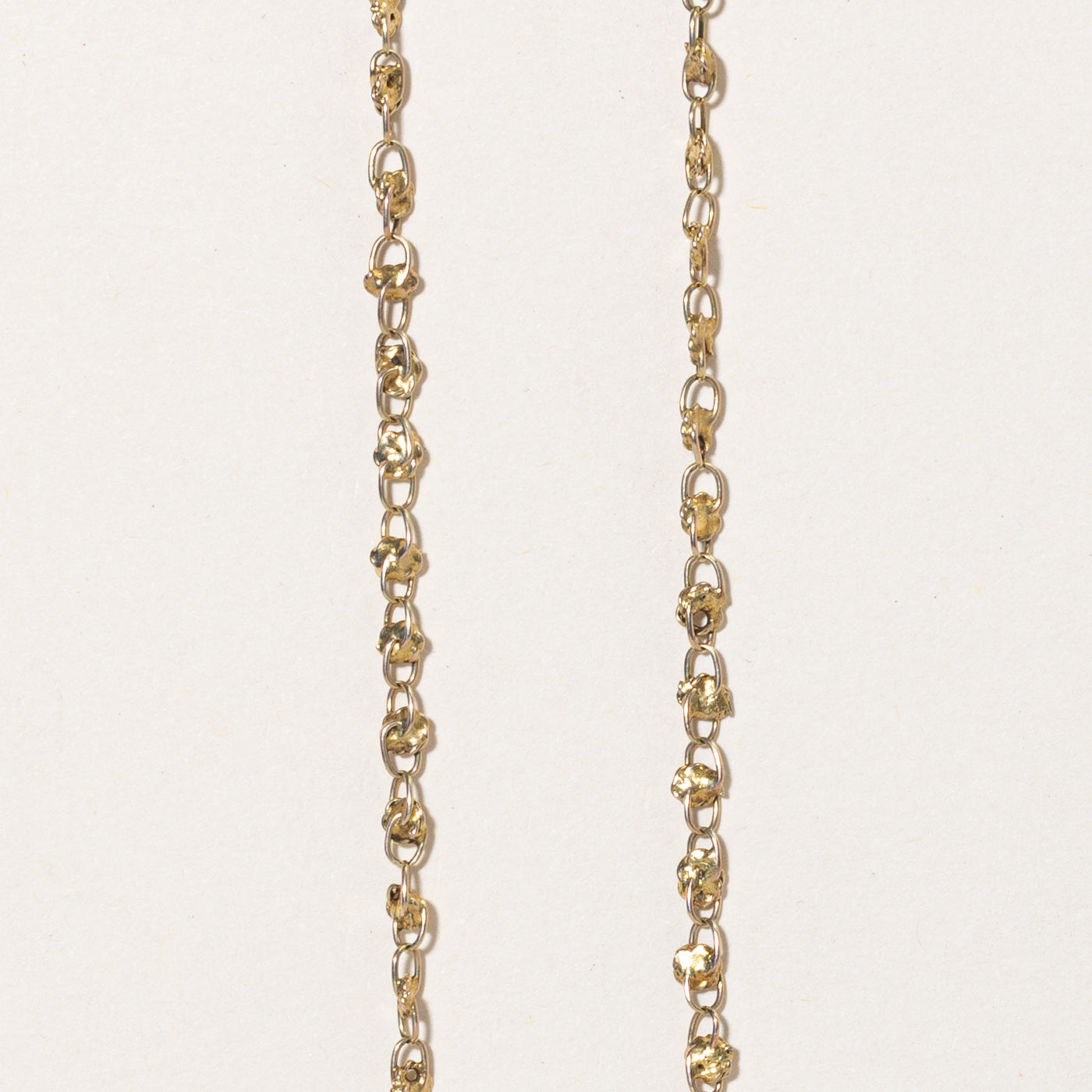 12k Yellow Gold Nugget Chain | 23" |
