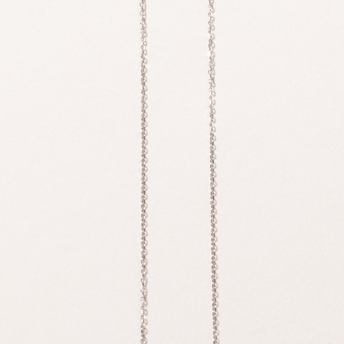 14K White Gold Pink Sapphire Pendant Necklace | 0.60ct | 16" |