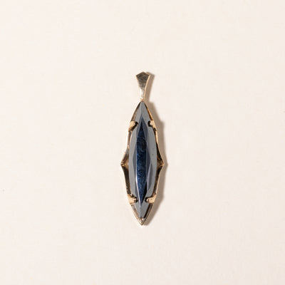 10K Yellow Gold Hematite Pendant | 4.42ct |