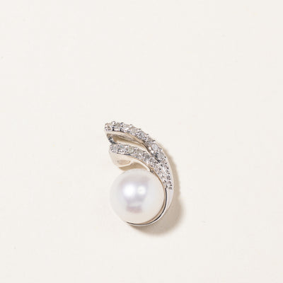 Pearl & Diamond Pendant | 7.70mm, 0.07ctw