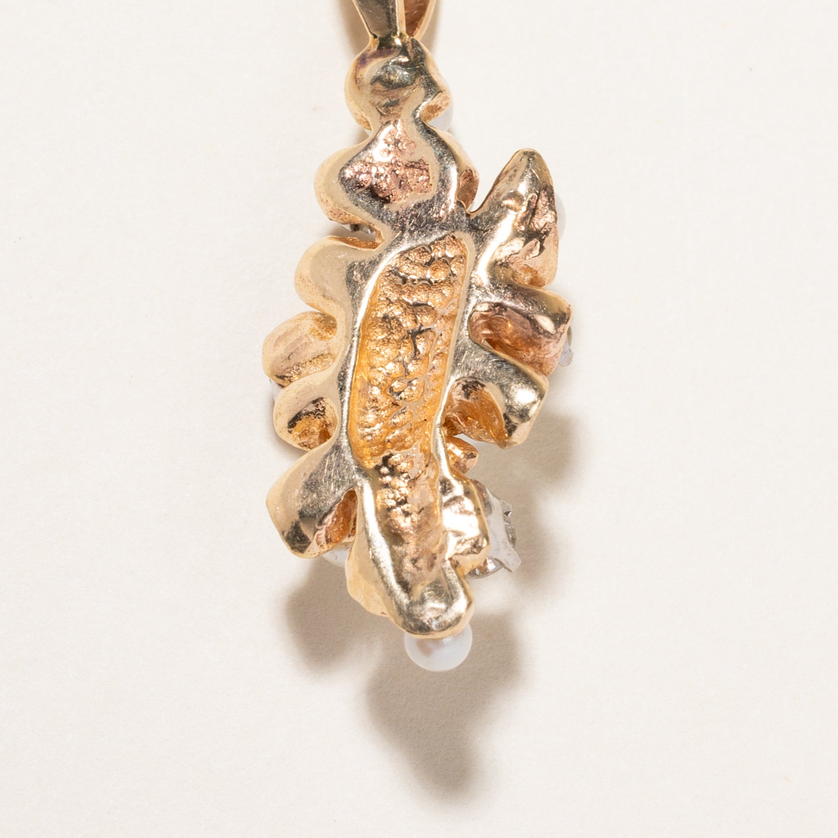 Vintage Pearl & Diamond Cluster Pendant | 2.80mm to 5.60mm, 0.50ctw
