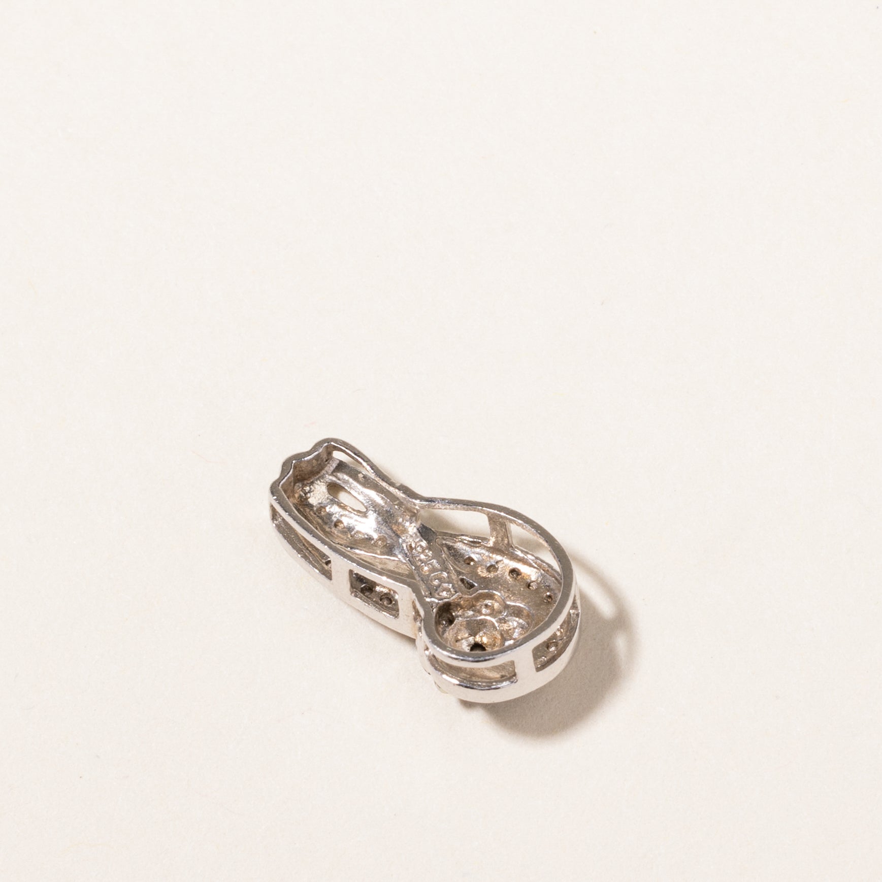 Black & White Diamond Cluster Pendant | 0.03ctw, 0.01ctw |