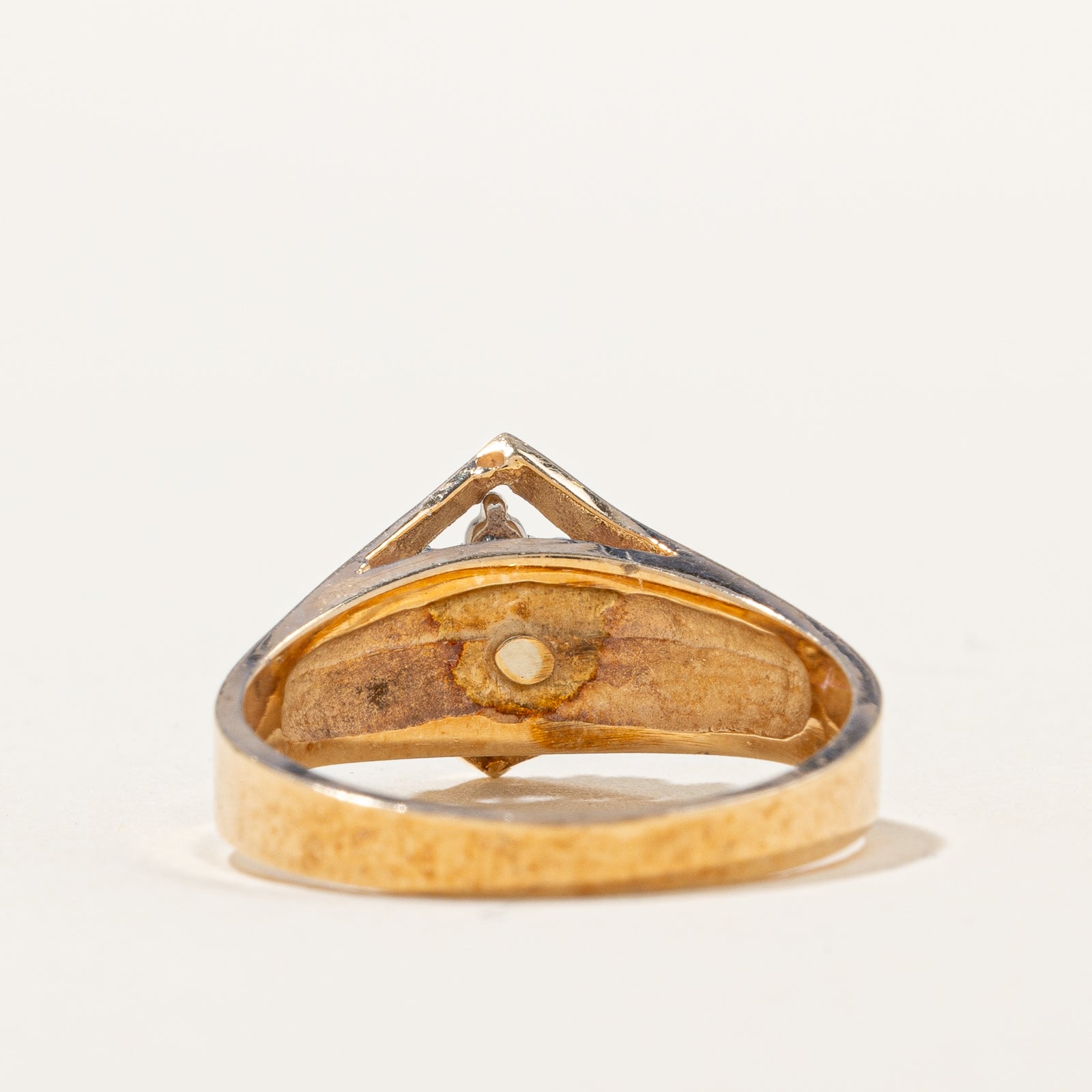 Diamond & Blue Sapphire Ring | 0.10ctw, 0.06ct | SZ 6.75 |