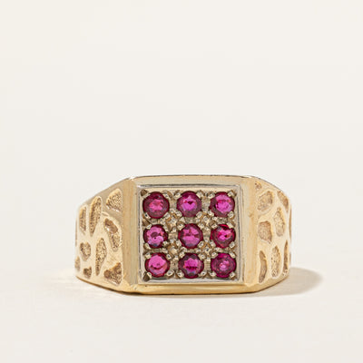 Ruby Signet Ring | 0.56ctw | SZ 10.5 |