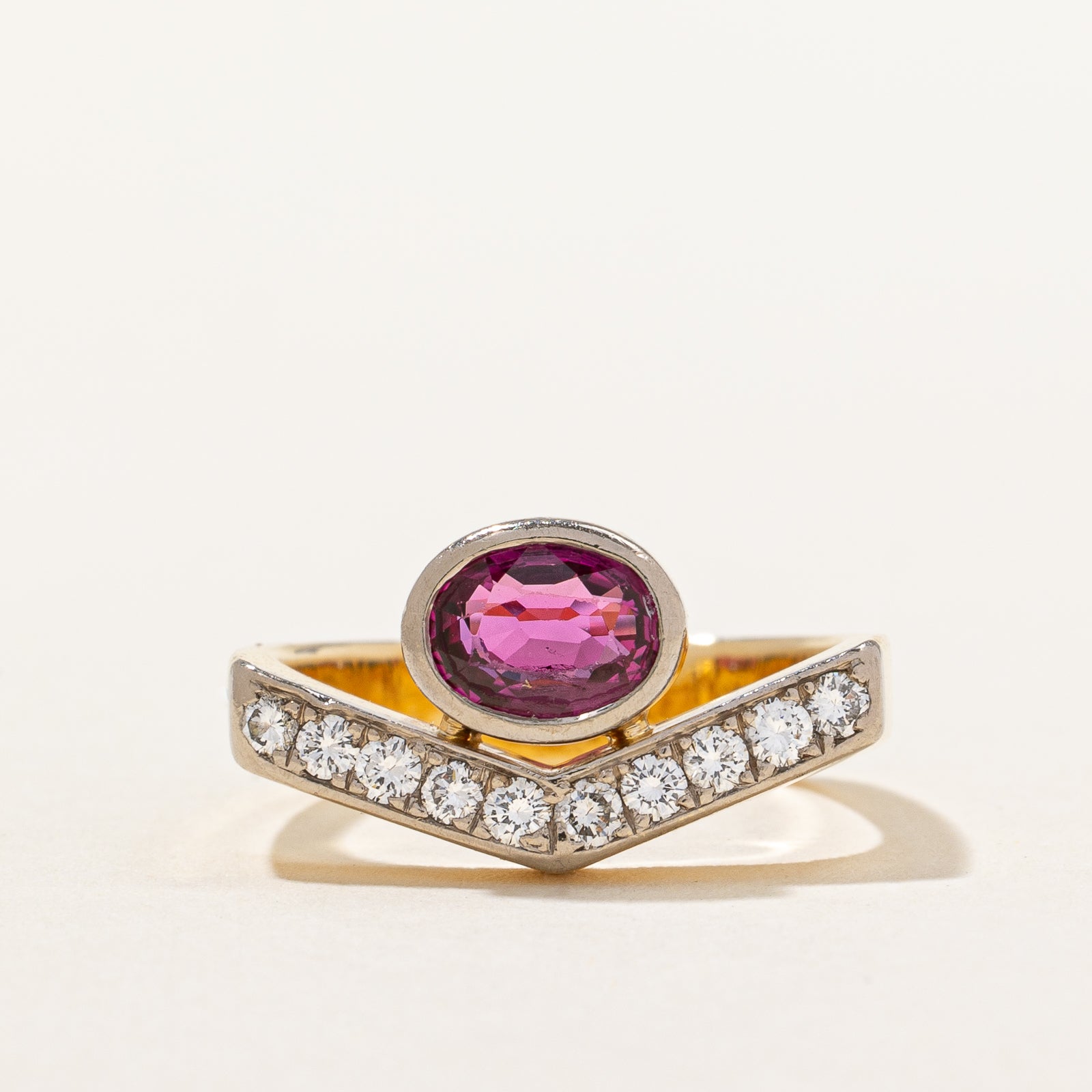 Ruby & Diamond Ring | 0.93ct, 0.30ctw | SZ 4.25 |