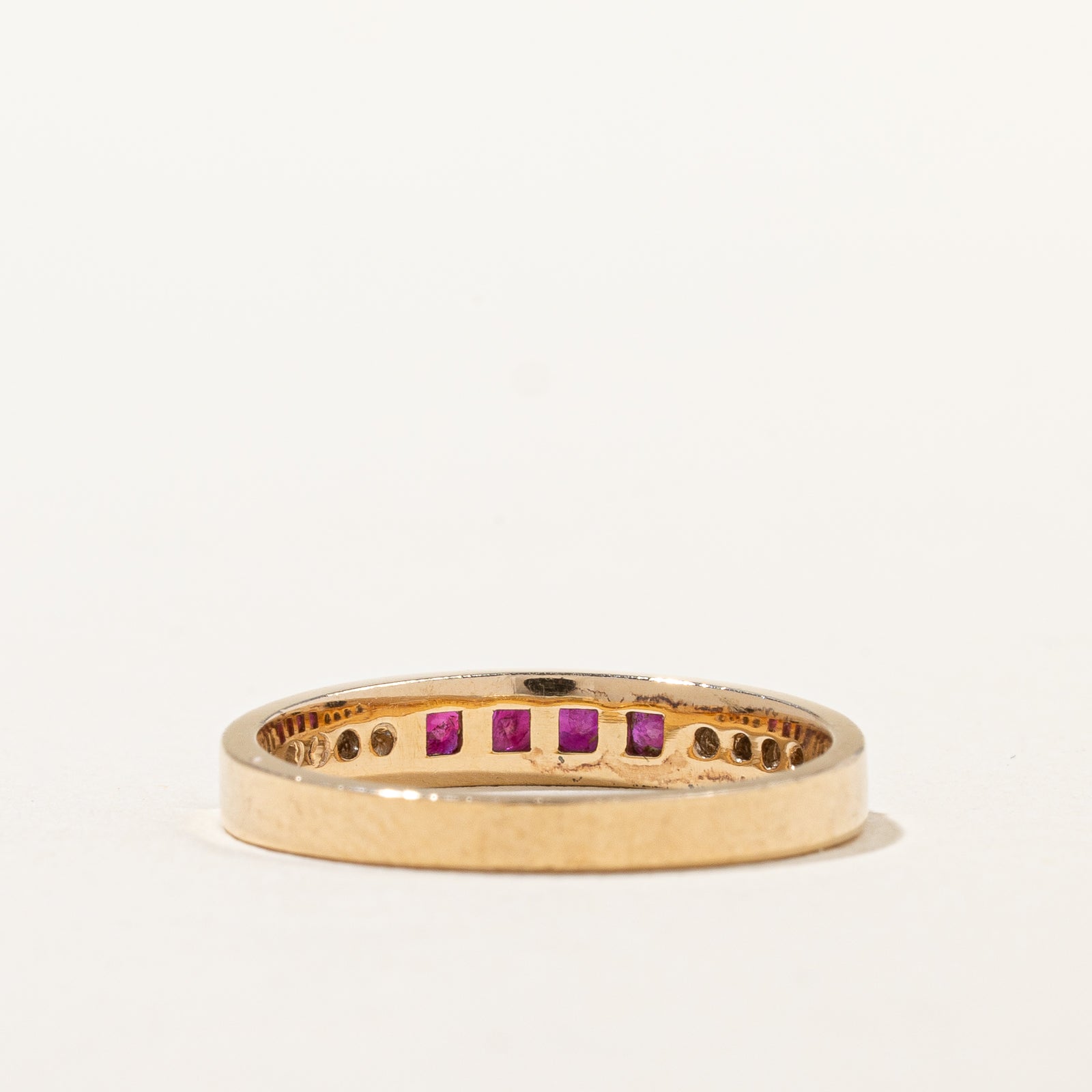 Bague rubis et diamants | 0,20 ct, 0,08 ct | Taille 6,5 | 