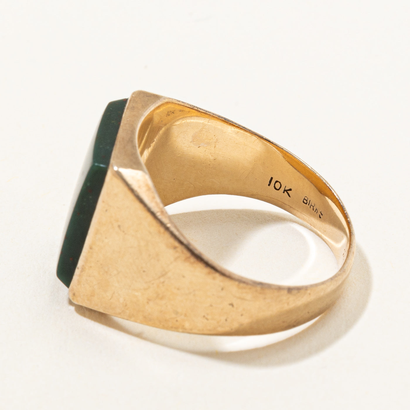 Birks' Heliotrope Signet Ring | 3.00ct | SZ 7.25 |