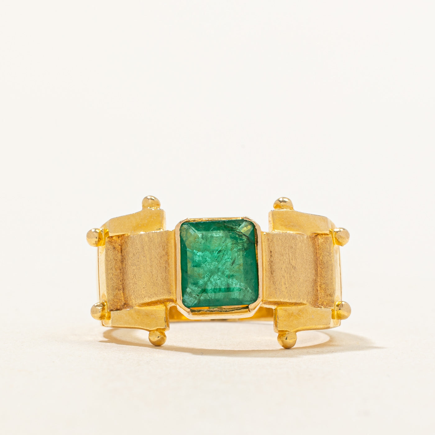 Emerald Cocktail Ring | 1.40ct | SZ 8.25 |