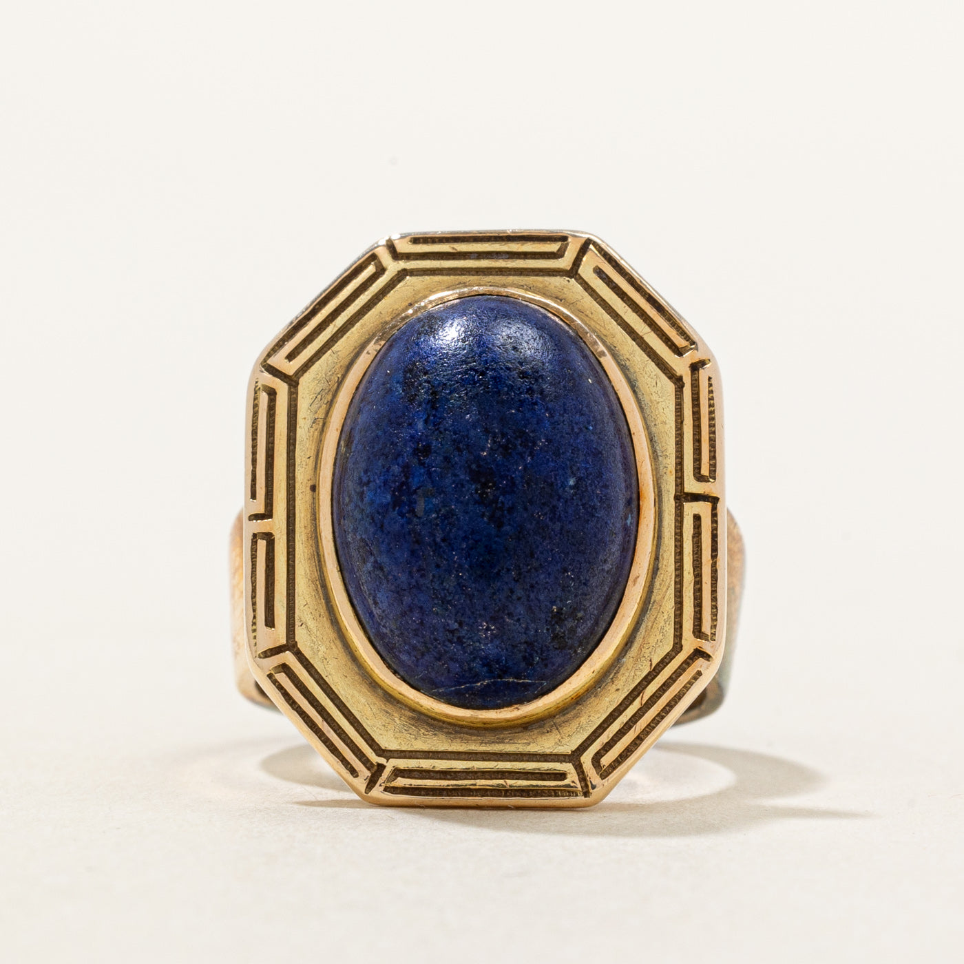 Lapis Lazuli Cocktail Ring | 5.20ct | SZ 4.5 |