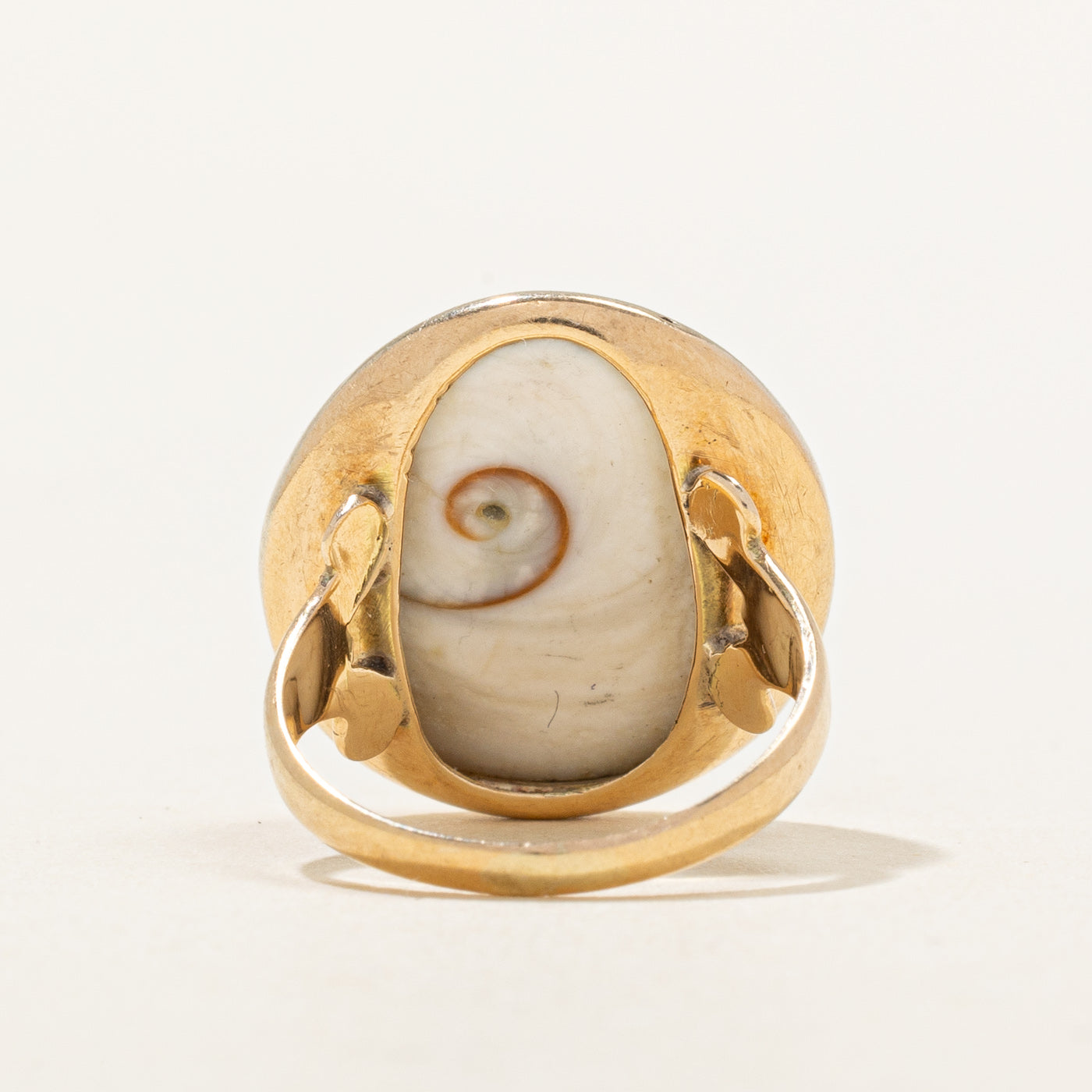 Operculum Shell Cocktail Ring | 14.00ct | SZ 4.25 |