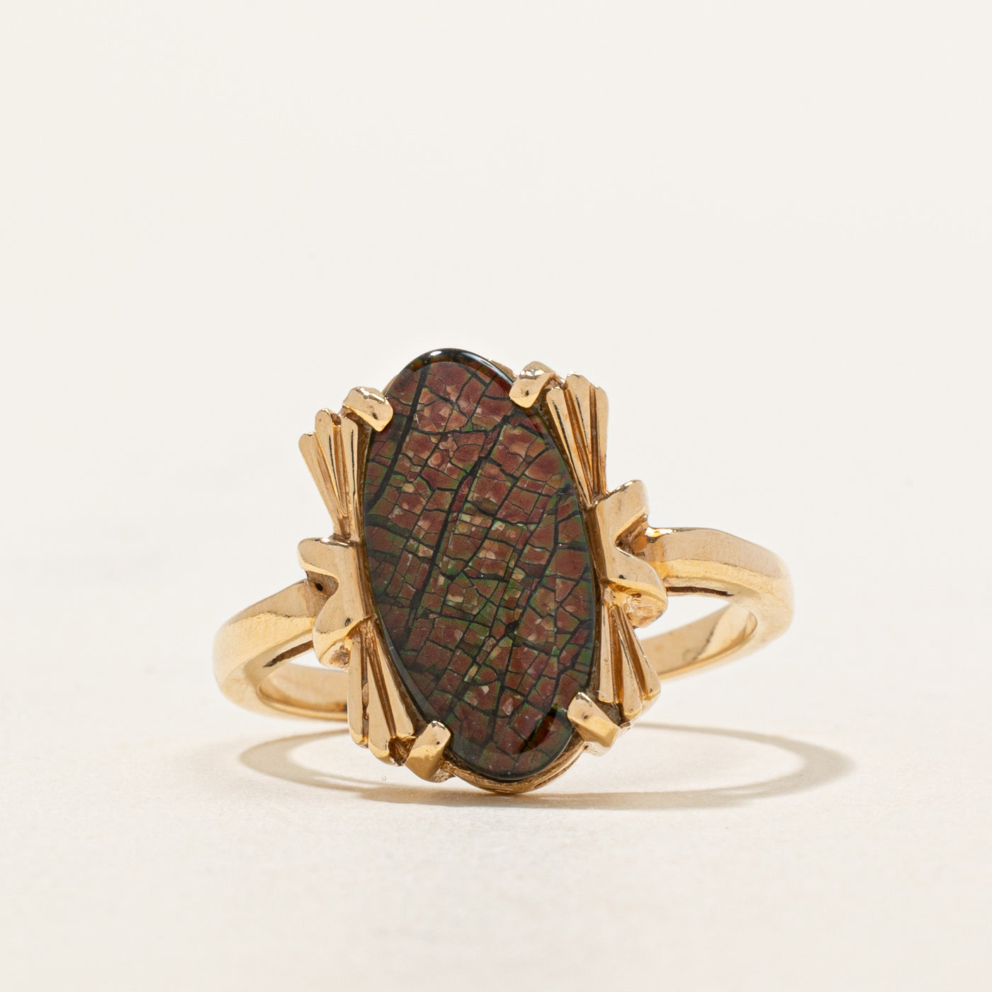 Ammolite Ring | 2.25ct | SZ 8 |