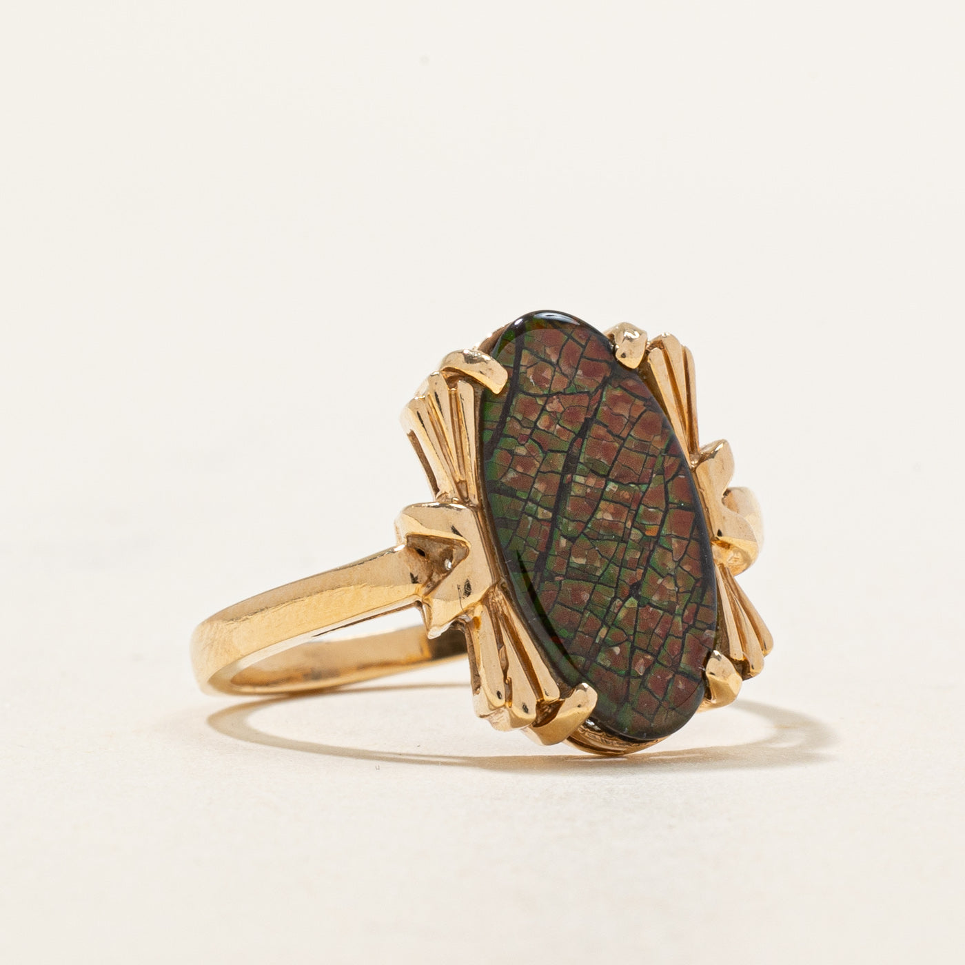 Ammolite Ring | 2.25ct | SZ 8 |