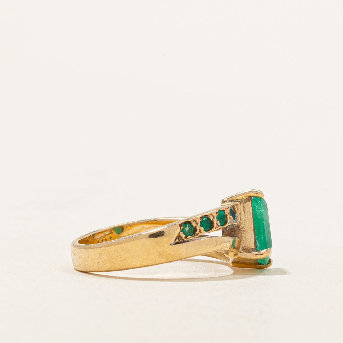 Emerald Ring | 1.25ctw | SZ 5.5 |