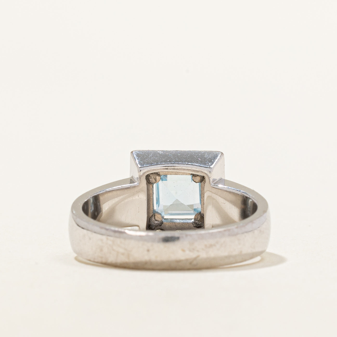 Blue Topaz & Diamond Cocktail Ring | 0.75ct, 0.32ctw | SZ 7.5 |