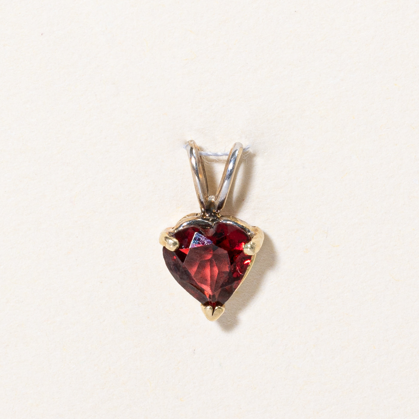 Garnet Heart Pendant | 0.70ct |
