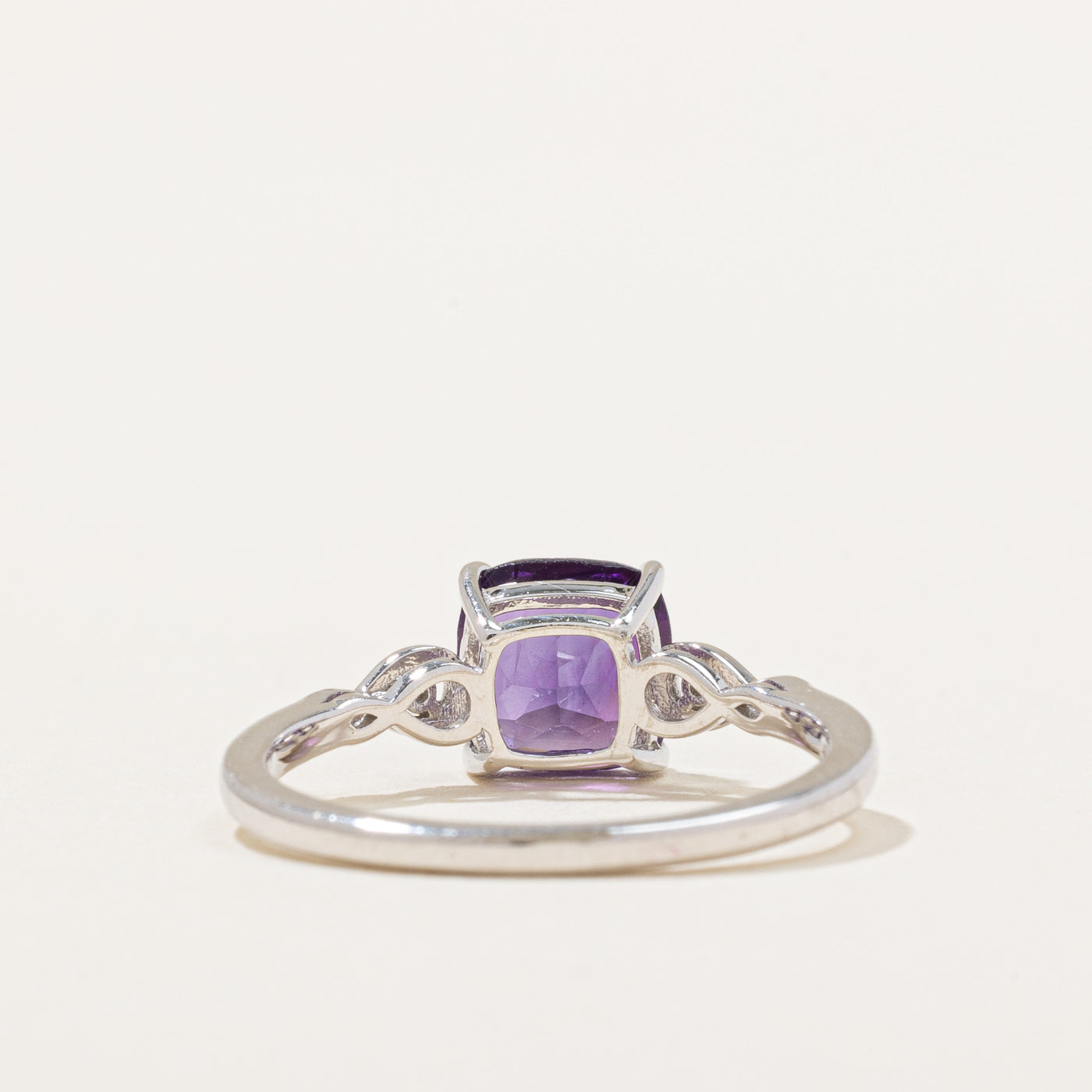 Amethyst & Diamond Ring | 1.40ct, 0.02ctw | SZ 6.75 |