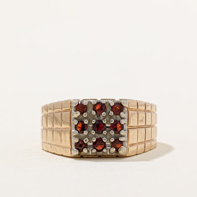 Garnet Cocktail Ring | 0.45ctw | SZ 7.25 |