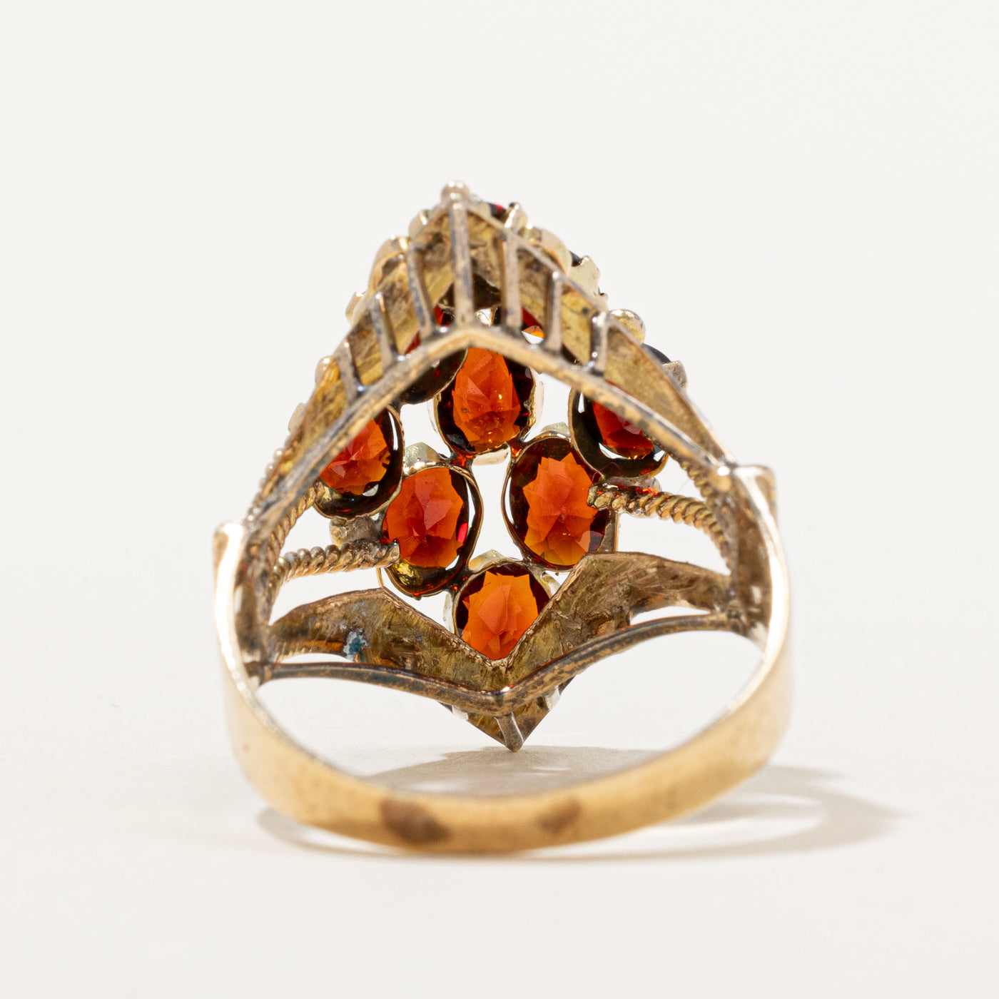 Garnet Cocktail Ring | 3.42ctw | SZ 9 |