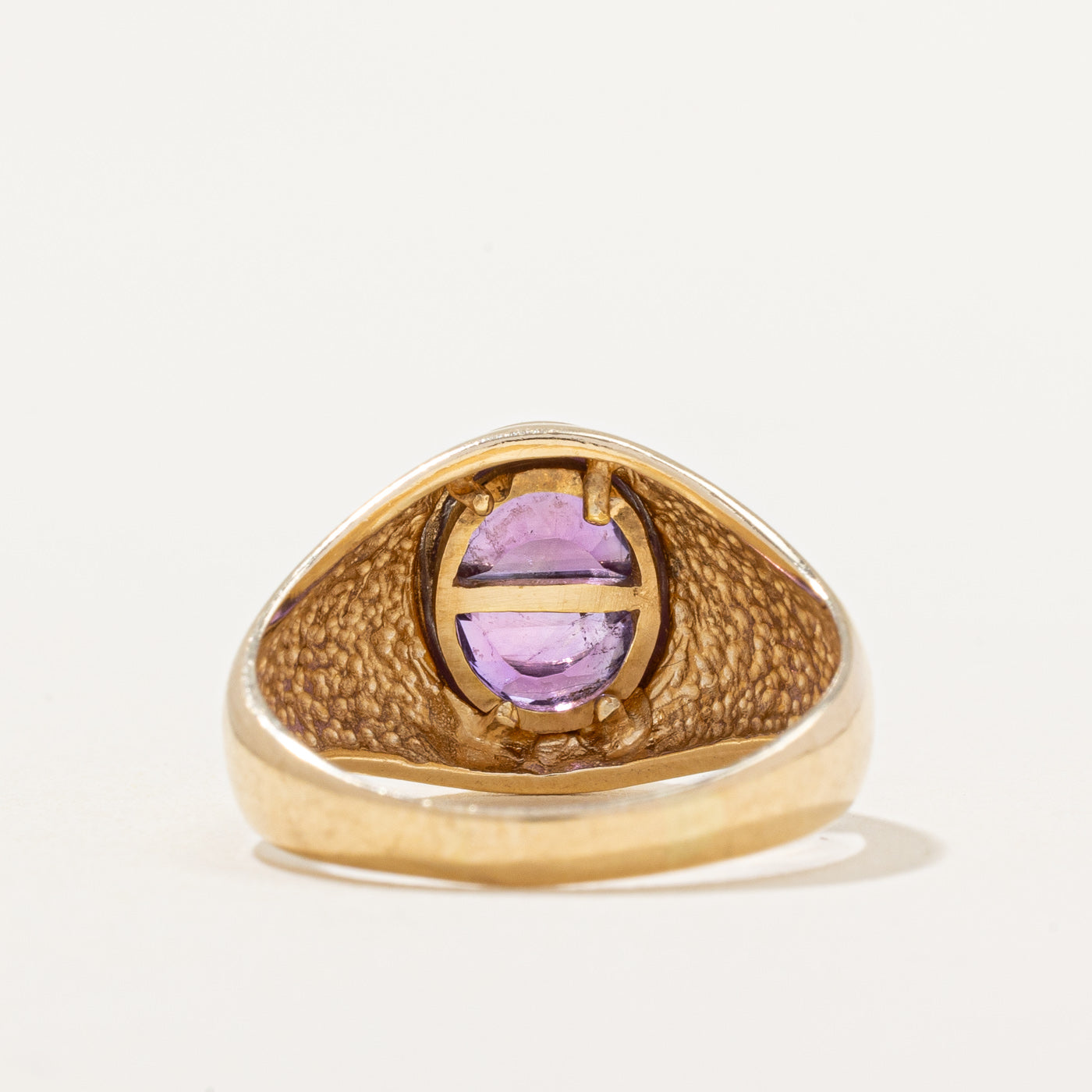 Amethyst Half Moon Ring | 1.42ctw | SZ 7.25 |