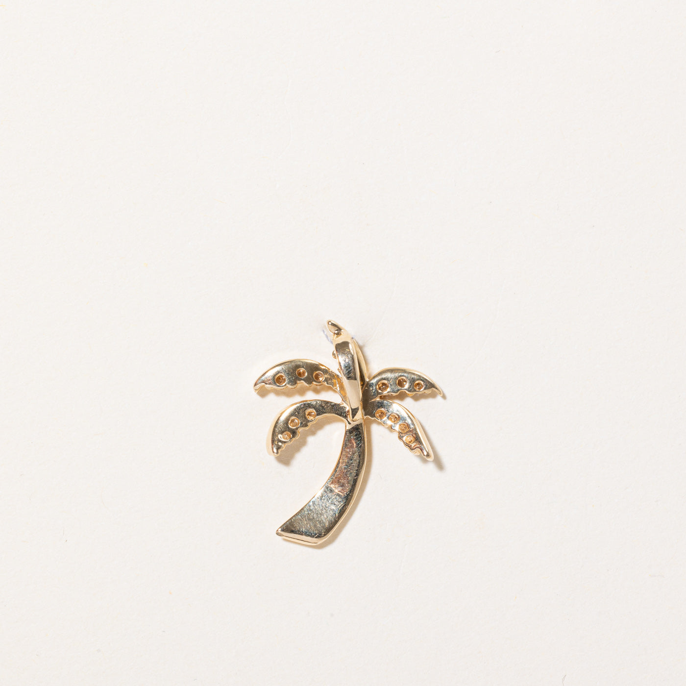 Pendentif palmier en diamants | 0,22 ct | 
