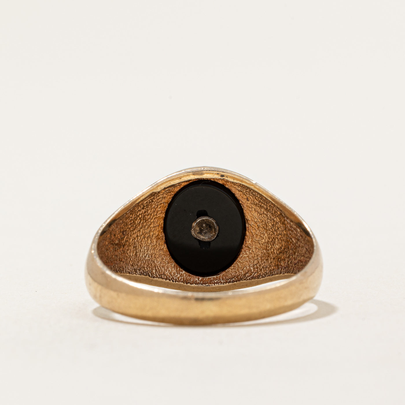 Bague en onyx et diamants | 2,00 ct, 0,02 ct | Taille 8,25 | 