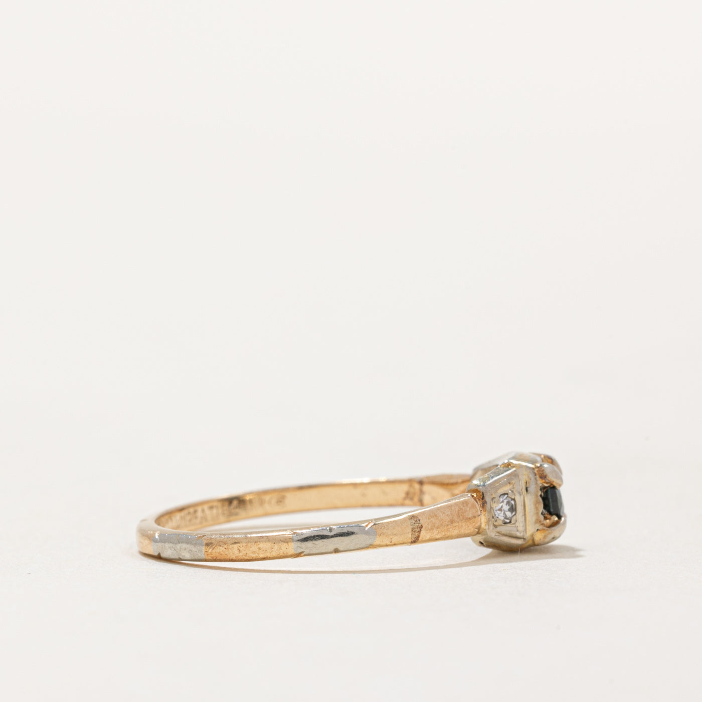 Sapphire & Diamond Ring | 0.12ct, 0.02ctw | SZ 7 |