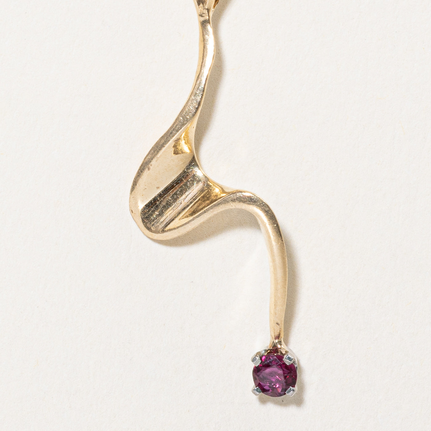 Abstract Design Ruby Pendant | 0.16ct |