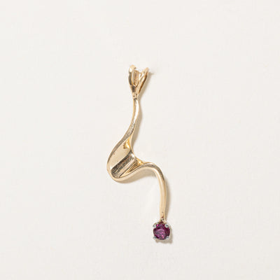 Abstract Design Ruby Pendant | 0.16ct |