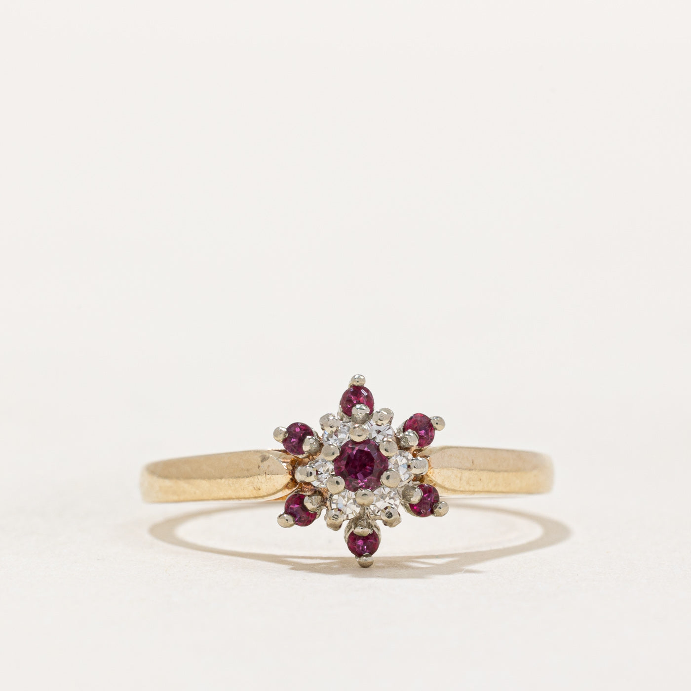 Ruby & Diamond Ring | 0.13ctw, 0.06ctw | SZ 6.75 |