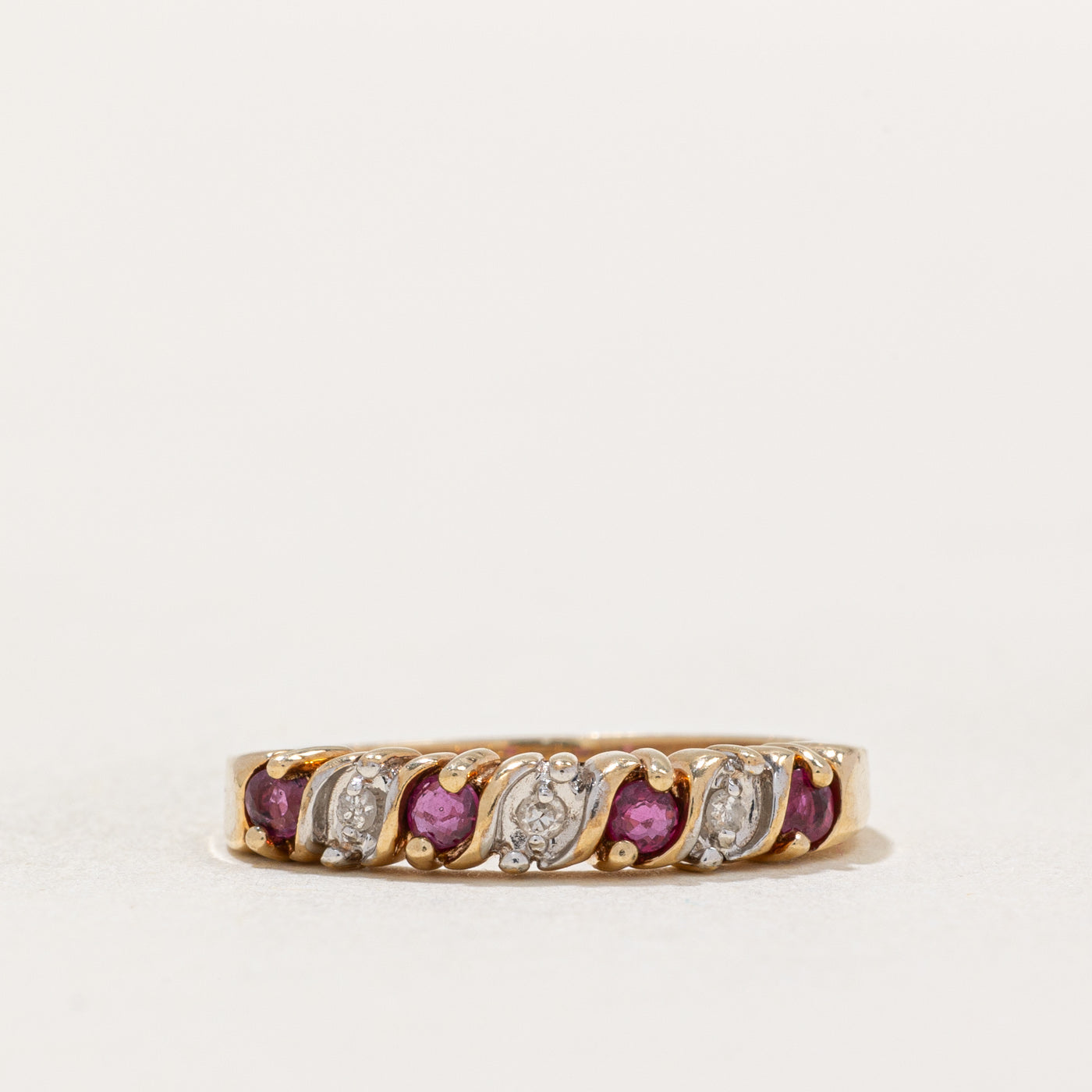 Ruby & Diamond Ring | 0.10ctw, 0.02ctw | SZ 3.75 |