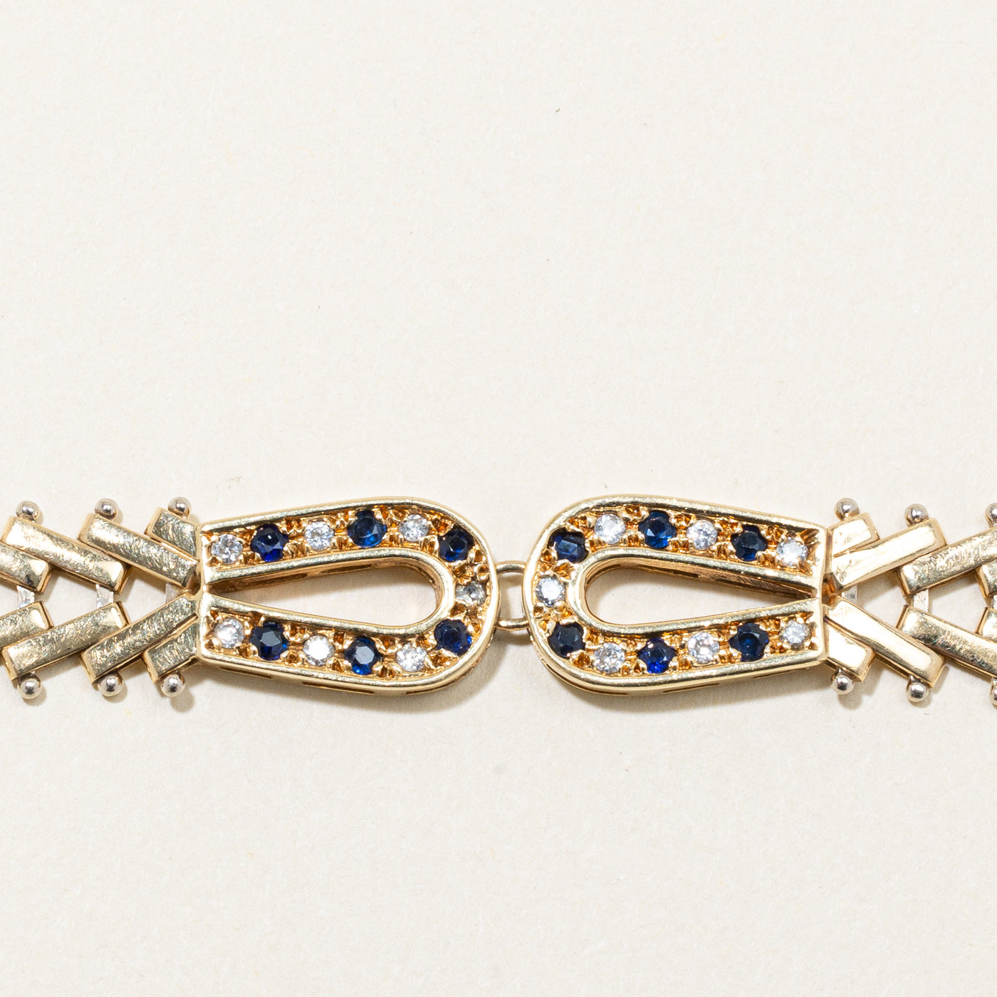 Sapphire & Diamond Bracelet | 0.35ctw, 0.14ctw | 7" |