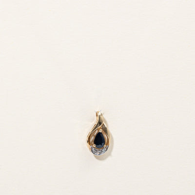 Sapphire & Diamond Pendant | 0.50ct, 0.02ctw |