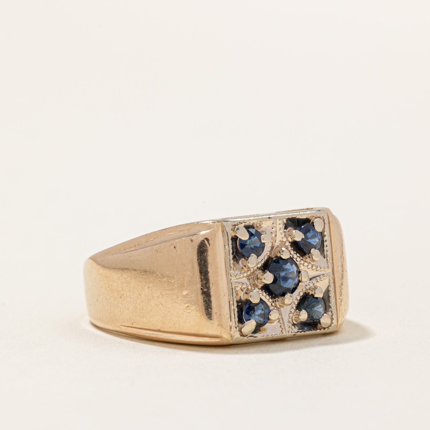 Bague cocktail saphir | 0,76 ct | Taille 10,5 | 