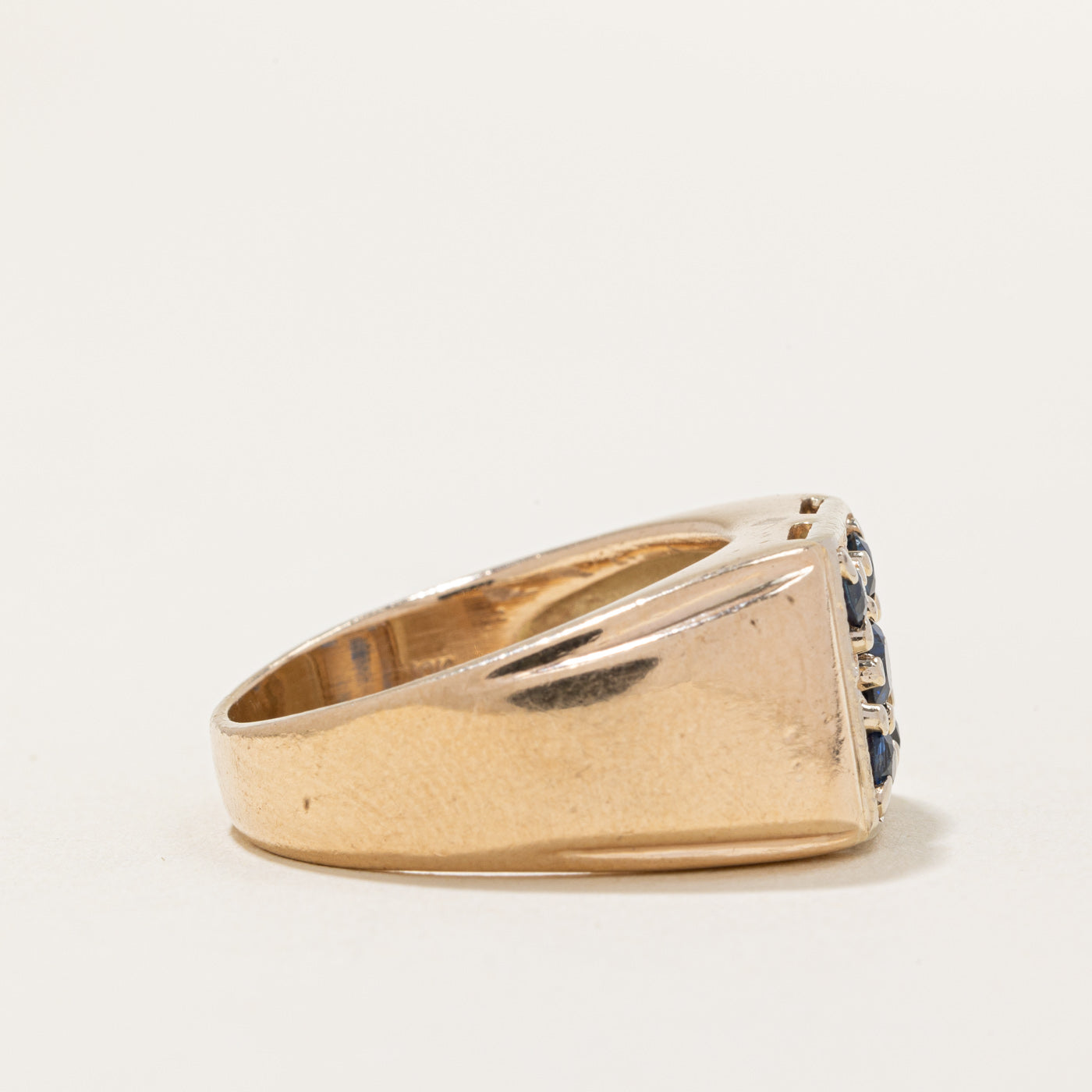 Bague cocktail saphir | 0,76 ct | Taille 10,5 | 