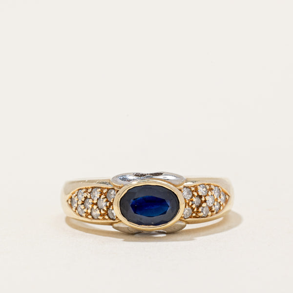 Sapphire & Diamond Cocktail Ring | 1.00ct, 0.18ctw | SZ 6.5 |