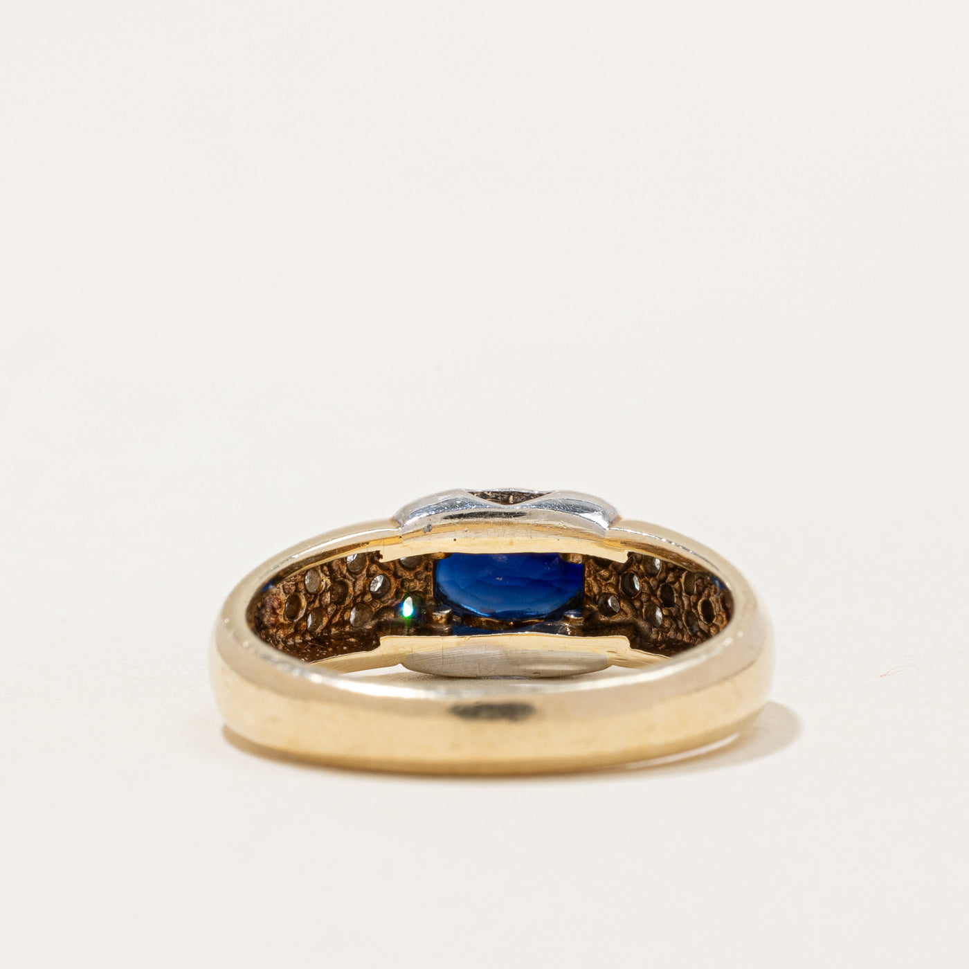 Sapphire & Diamond Cocktail Ring | 1.00ct, 0.18ctw | SZ 6.5 |