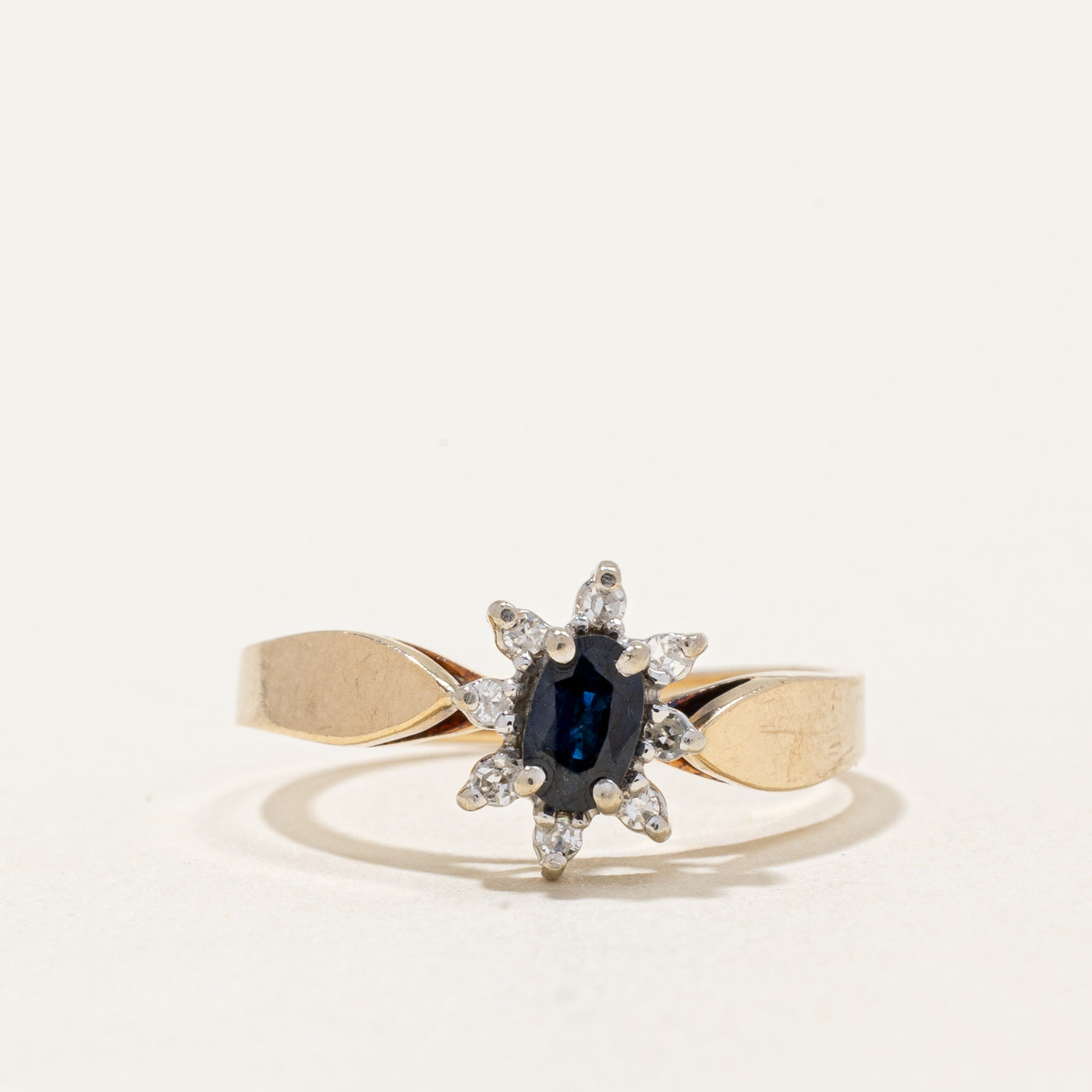 Sapphire & Diamond Ring | 0.25ct, 0.06ctw | SZ 5.75 |