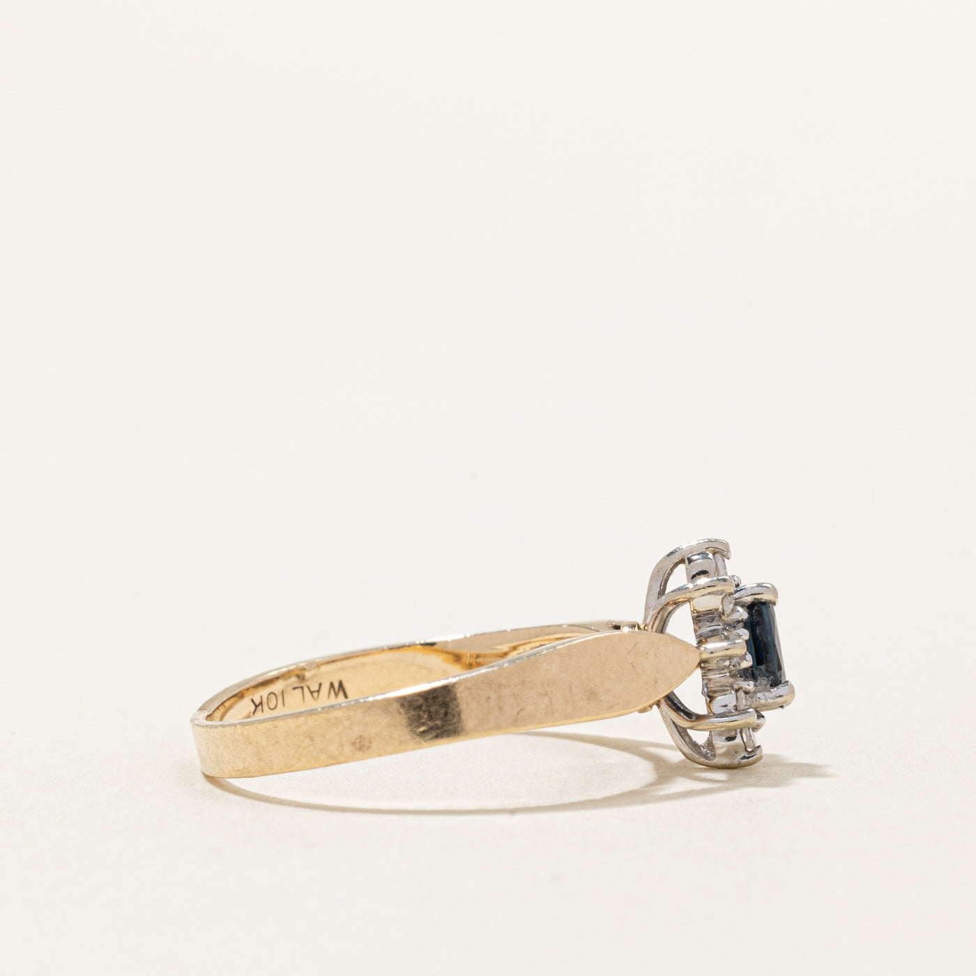 Sapphire & Diamond Ring | 0.25ct, 0.06ctw | SZ 5.75 |