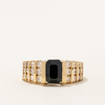 Sapphire & Diamond Cocktail Ring | 1.25ct, 0.72ctw | SZ 7.75 |