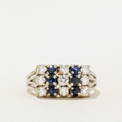Diamond & Sapphire Ring | 0.54ctw, 0.50ctw | SZ 6.25 |