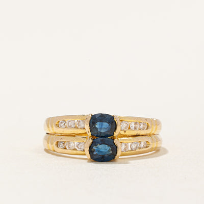 Sapphire & Diamond Ring | 0.50ctw, 0.20ctw | SZ 6.75 |