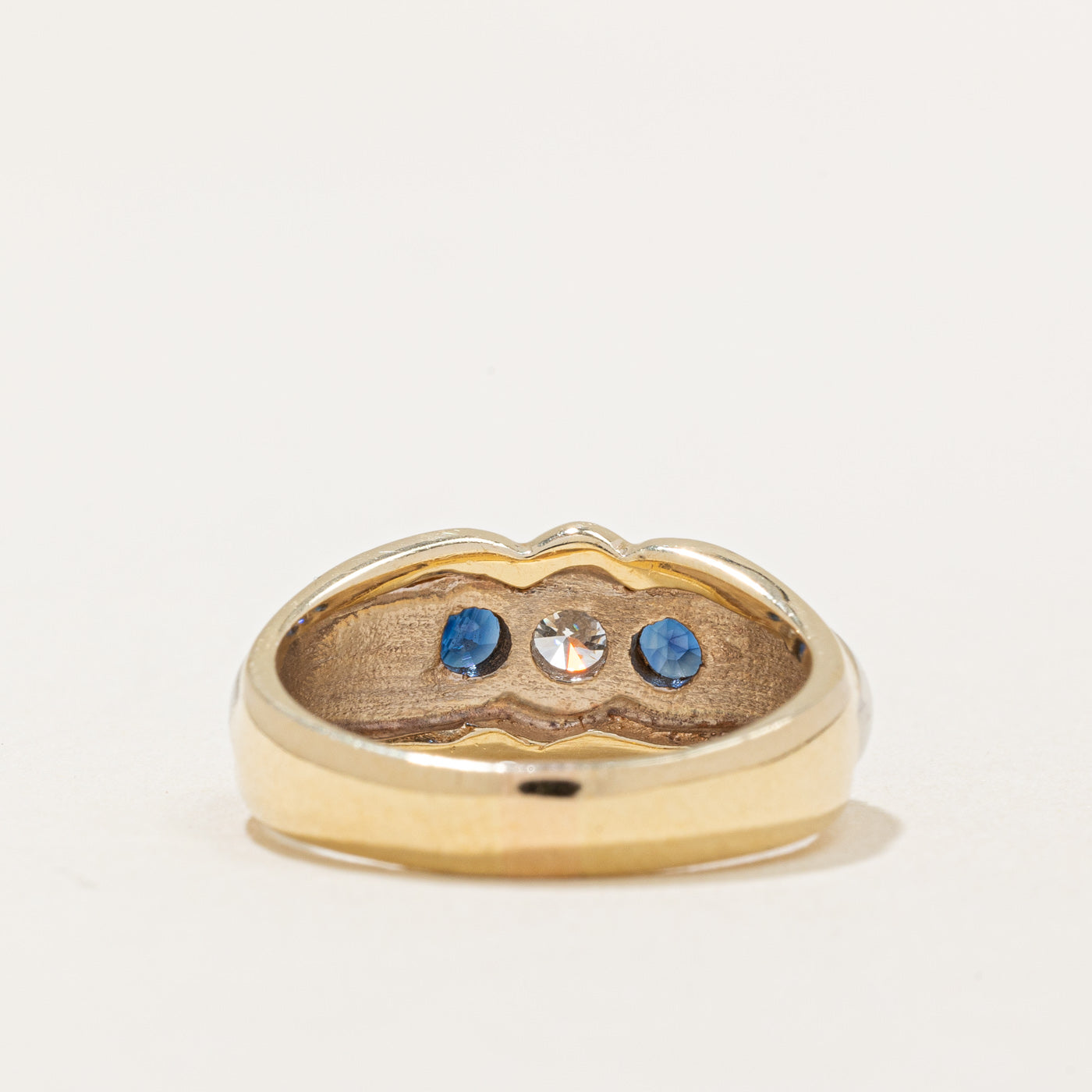 Sapphire & Diamond Ring | 0.56ctw, 0.24ct | SZ 7 |