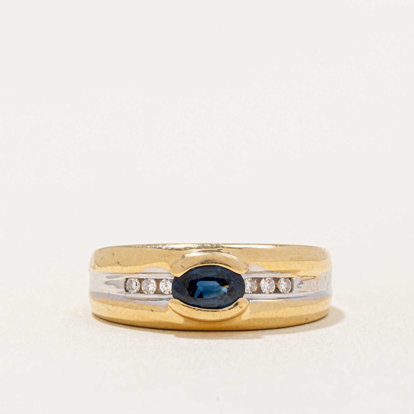 Sapphire & Diamond Ring | 0.50ct, 0.06ctw | SZ 6 |