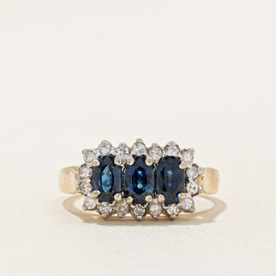 Sapphire & Diamond Ring | 0.75ctw, 0.18ctw | SZ 4.75 |