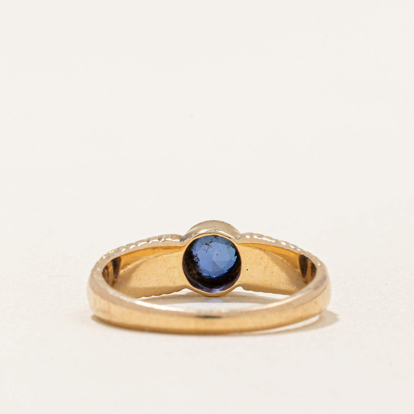 Synthetic Sapphire Ring | 0.75ct | SZ 5.25 |