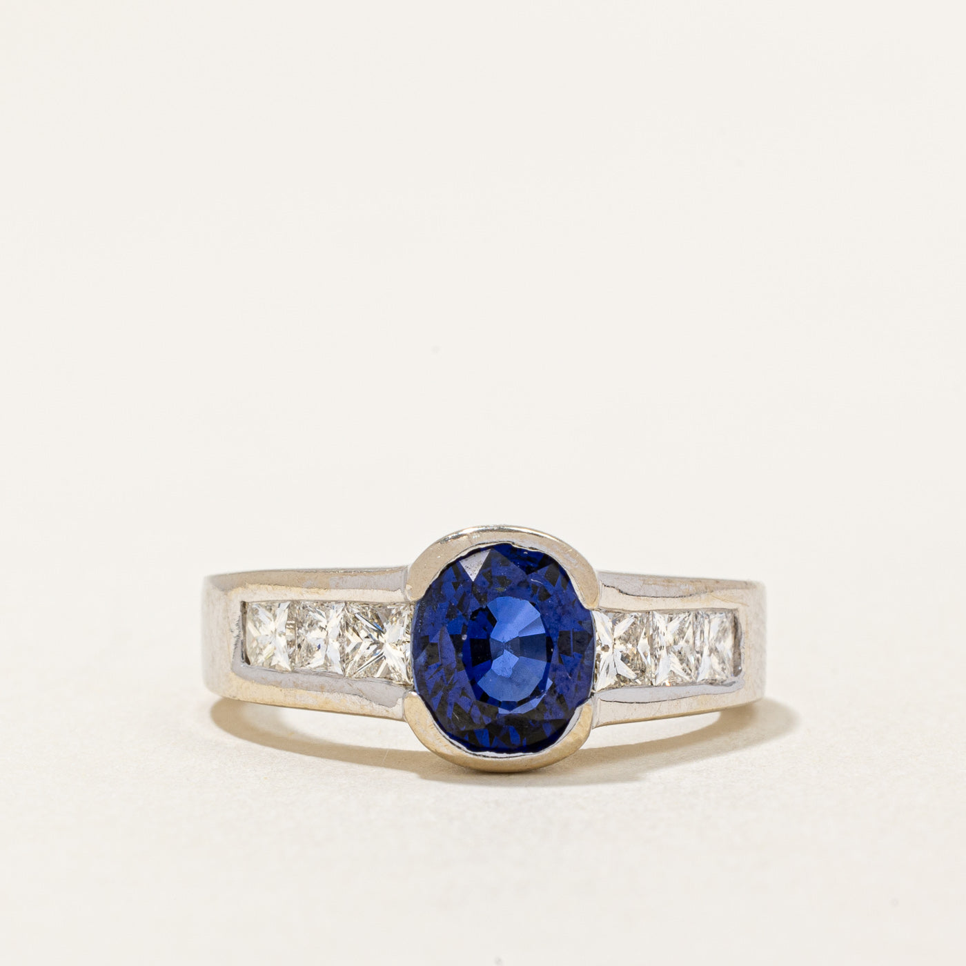 Sapphire & Diamond Ring | 2.60ct, 0.74ctw | SZ 6.25 |