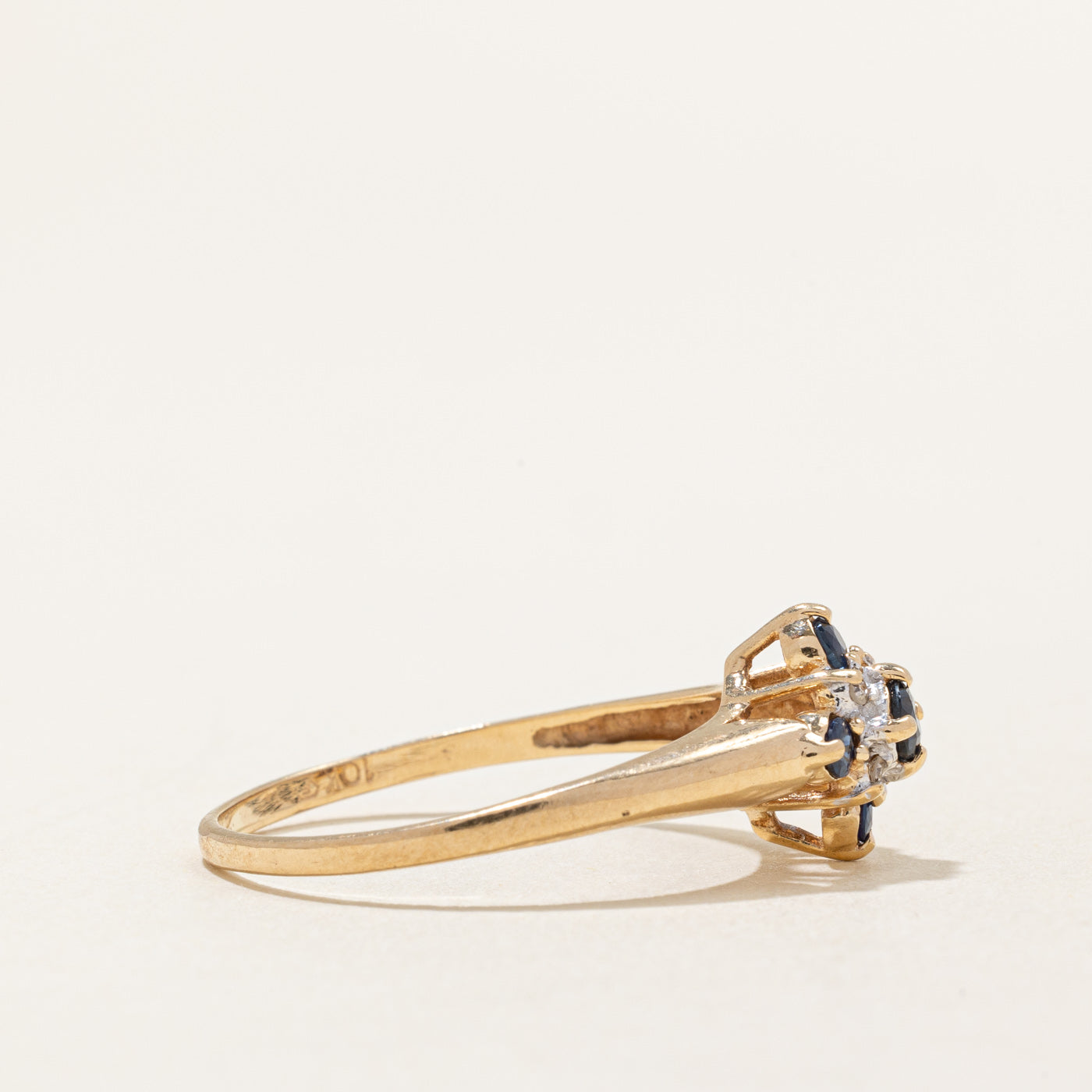 Sapphire & Diamond Ring | 0.28ctw, 0.02ctw | SZ 8.75 |